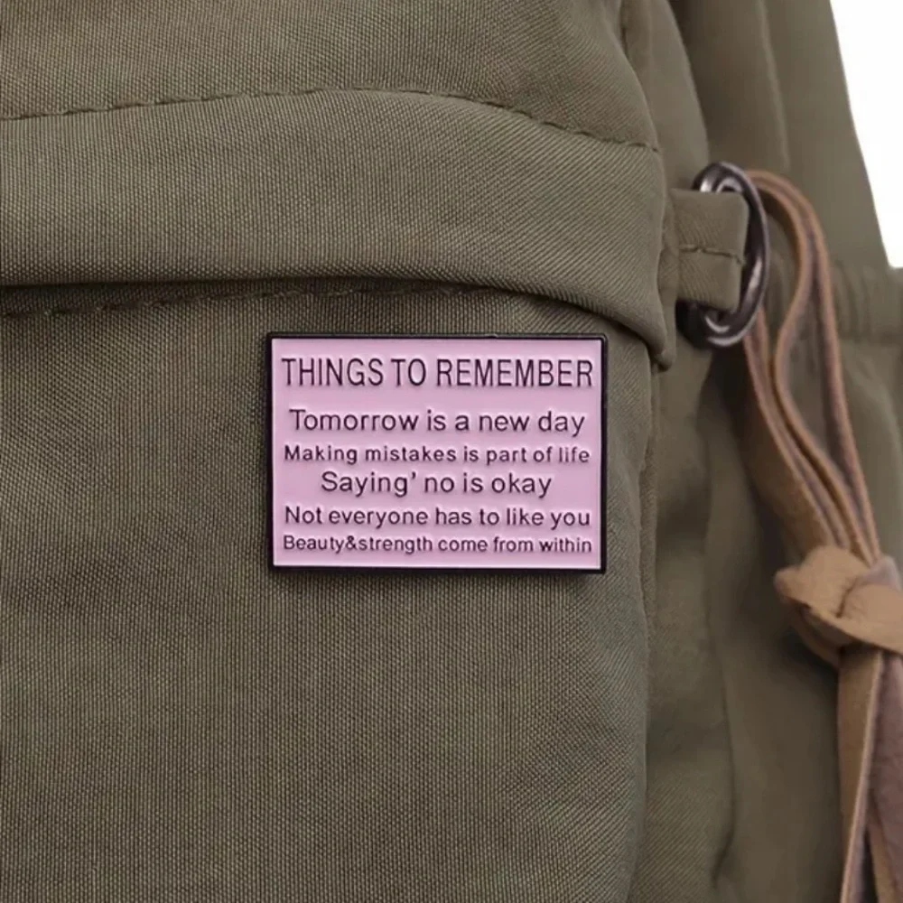 3/$25 Inspirational Quote “Things to Remember Tomorrow is a New Day…” Pi…
